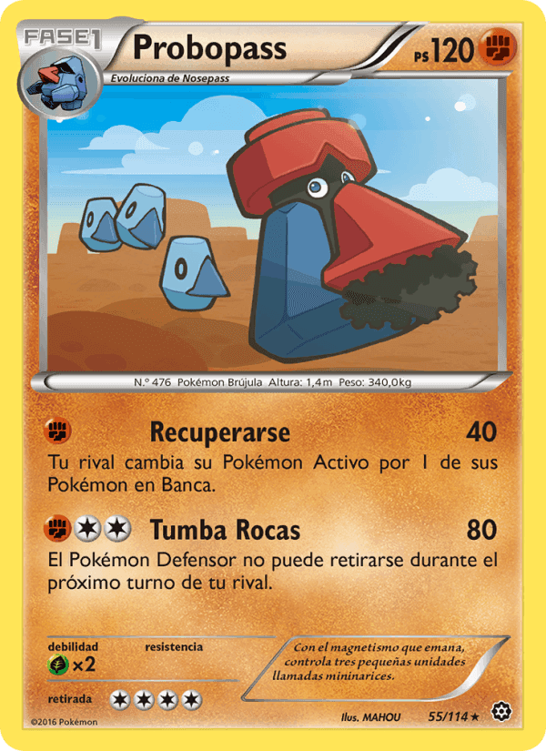 Probopass, card 55 from Asedio de Vapor