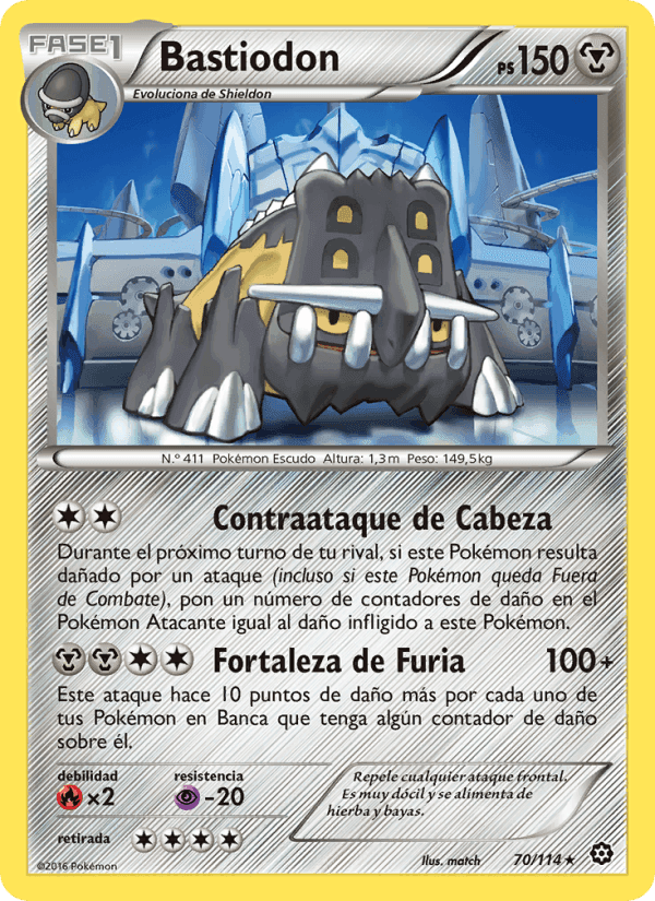 Bastiodon, carta 70 de Asedio de Vapor