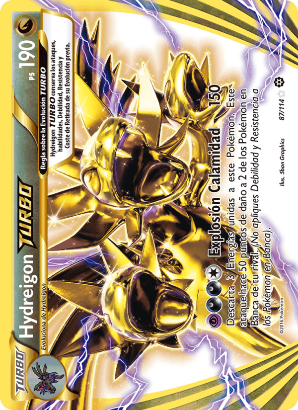Hydreigon TURBO, carta 87 de Asedio de Vapor