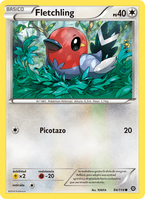 Fletchling, carta 94 de Asedio de Vapor