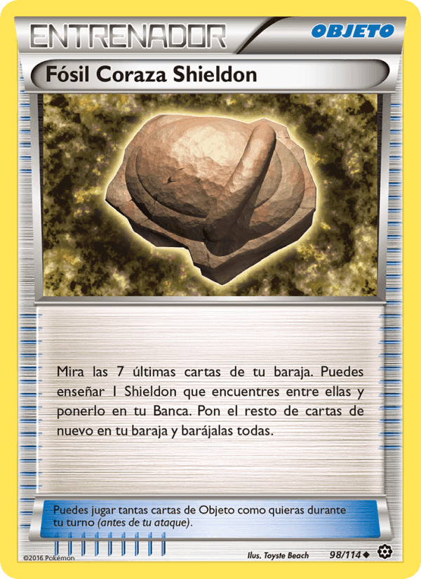 Fósil Coraza Shieldon, card 98 from Asedio de Vapor