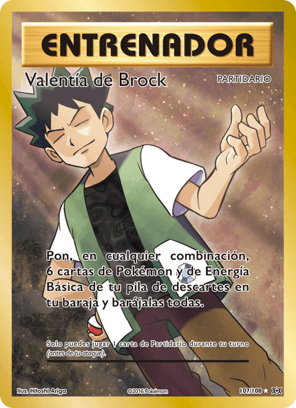 Valentía de Brock, carte 107 de Evoluciones