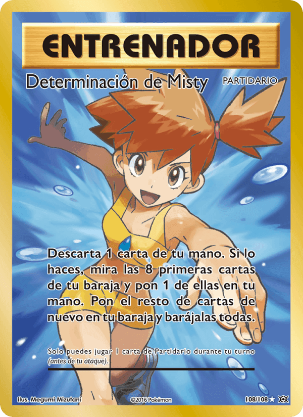 Determinación de Misty, card 108 from Evoluciones