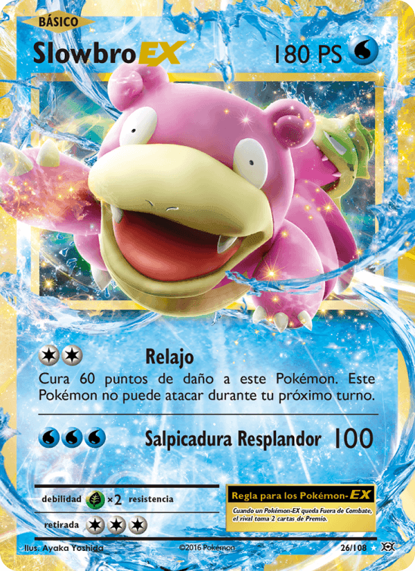 Slowbro EX, carte 26 de Evoluciones