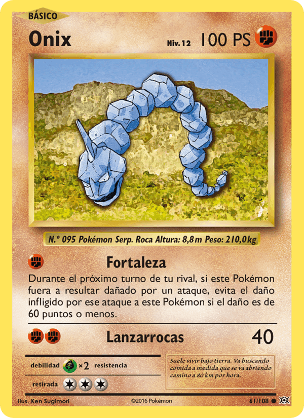 Onix, carta 61 de Evoluciones