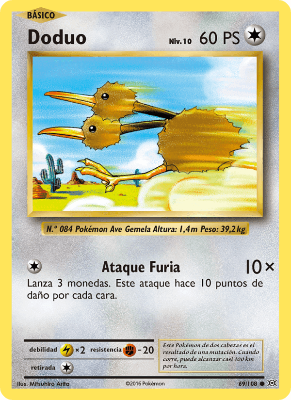 Doduo, carta 69 di Evoluciones