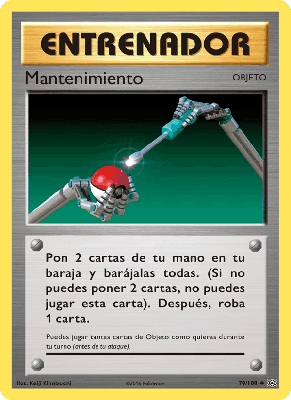 Mantenimiento, carta 79 de Evoluciones