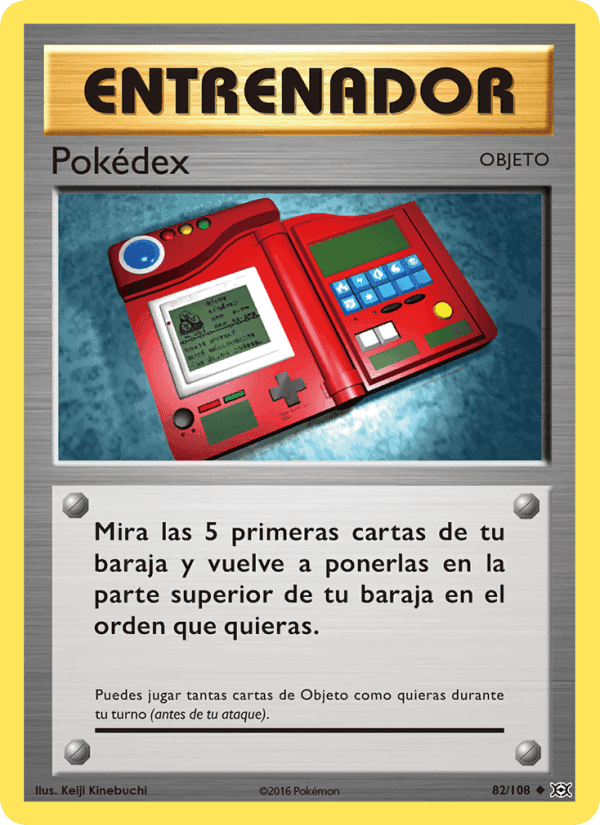 Pokédex, carta 82 de Evoluciones