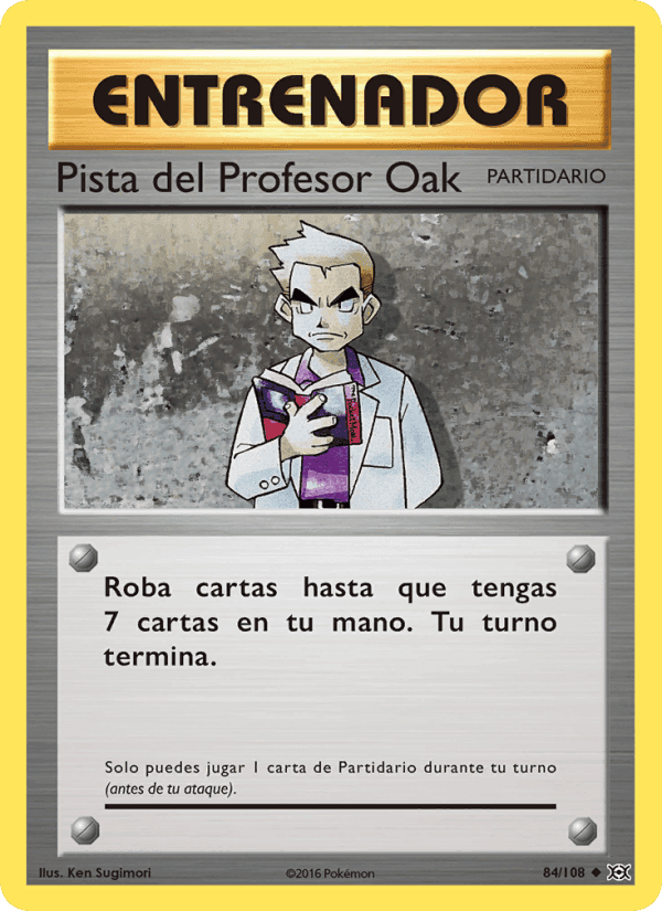 Pista del Profesor Oak, carta 84 di Evoluciones