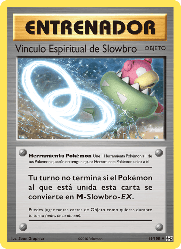 Vínculo Espiritual de Slowbro, carta 86 de Evoluciones