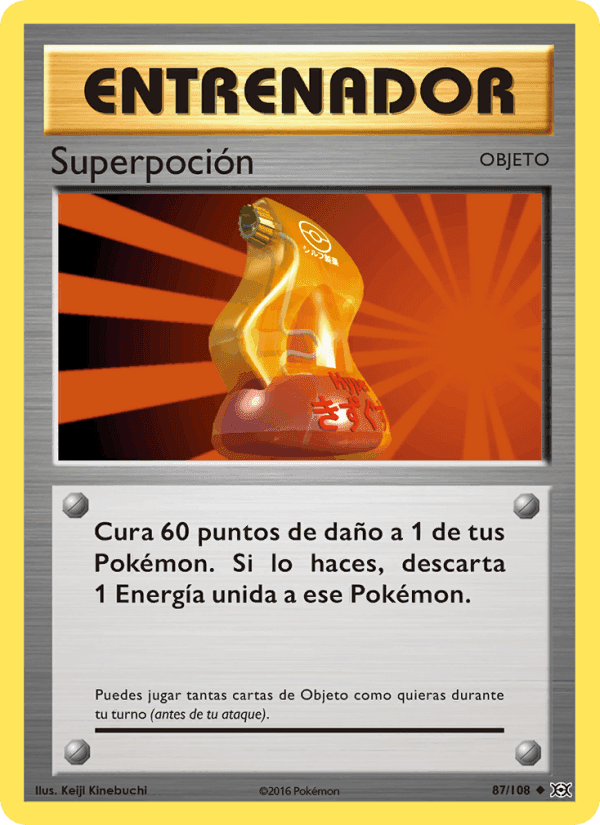 Superpoción, carta 87 de Evoluciones
