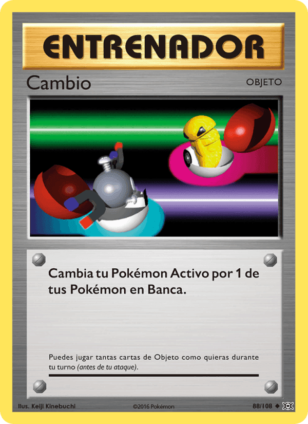 Cambio, carta 88 de Evoluciones