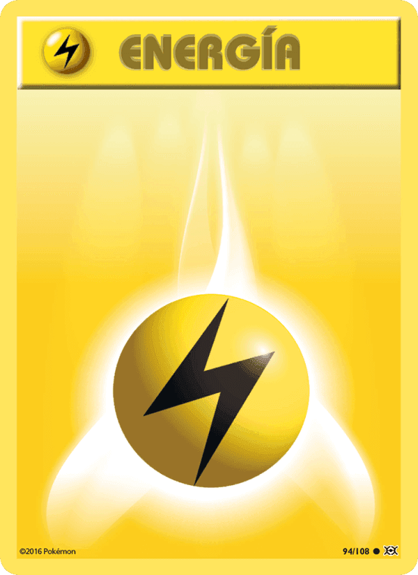 Energía Rayo, card 94 from Evoluciones