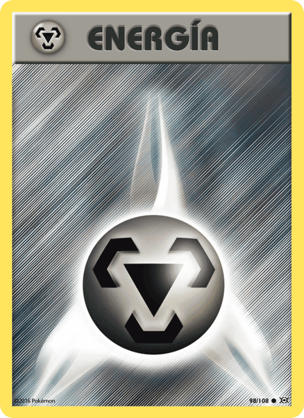 Energía Metálica, carta 98 de Evoluciones
