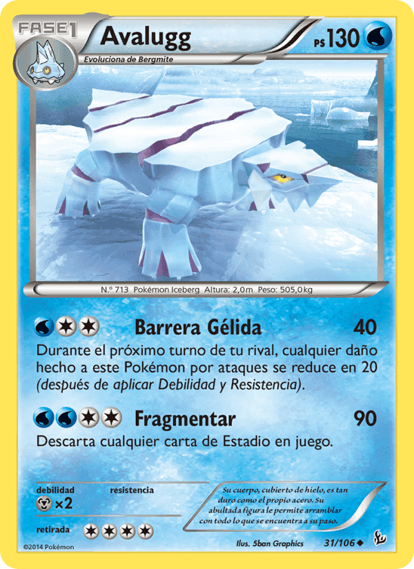 Avalugg, carta 31 de Destellos de Fuego