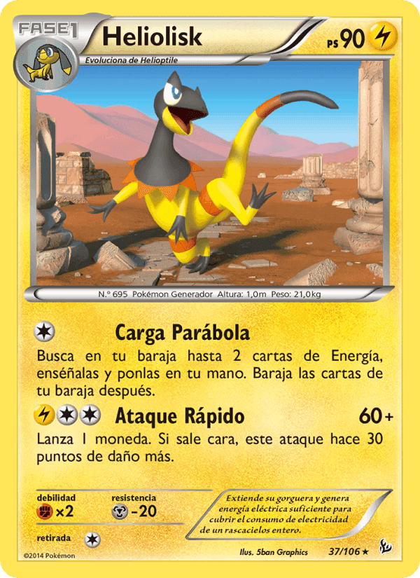Destellos de Fuego の 37 番、Heliolisk