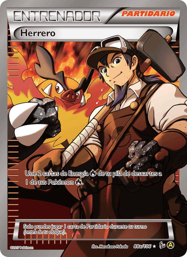 Herrero, card 88a from Destellos de Fuego