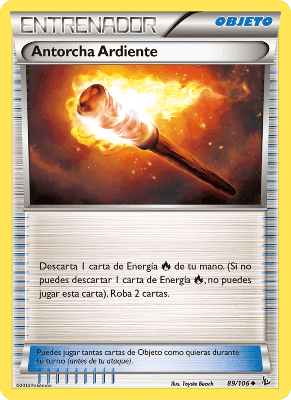 Antorcha Ardiente, carta 89 di Destellos de Fuego