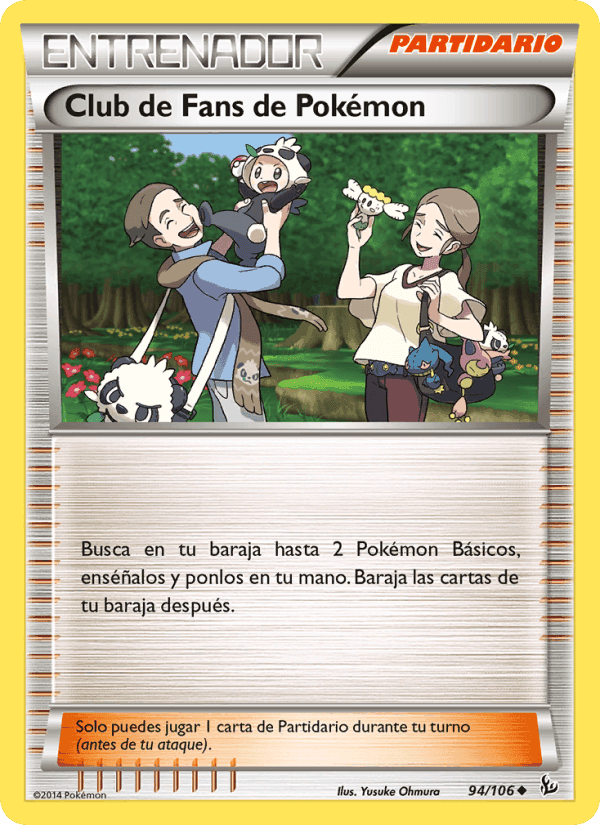 Club de Fans de Pokémon, carta 94 di Destellos de Fuego