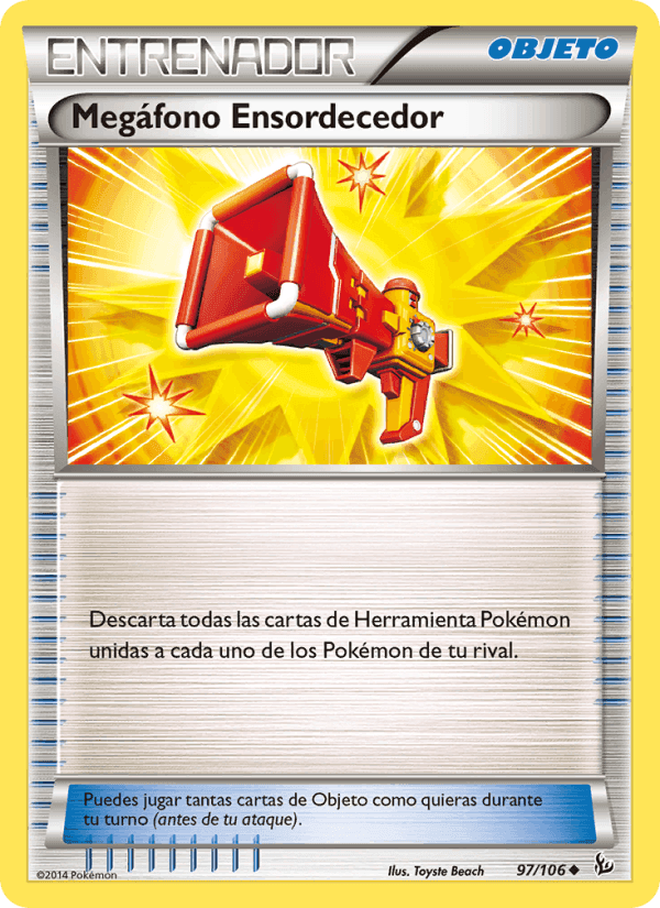 Megáfono Ensordecedor, card 97 from Destellos de Fuego