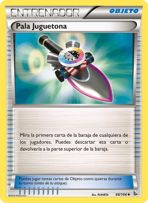 Pala Juguetona, carta 98 de Destellos de Fuego