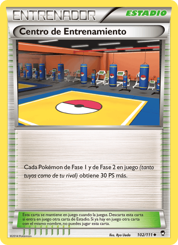 Centro de Entrenamiento, carta 102 de Puños Furiosos