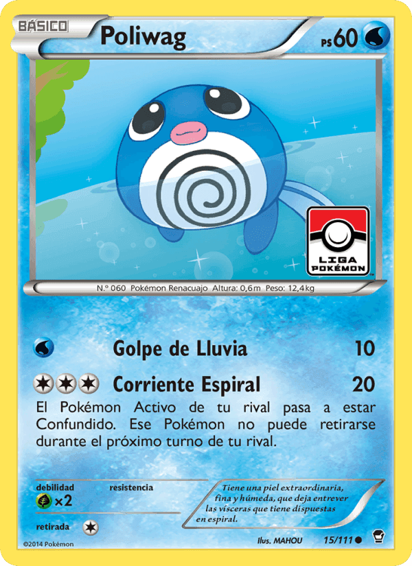 Poliwag, carta 15 de Puños Furiosos
