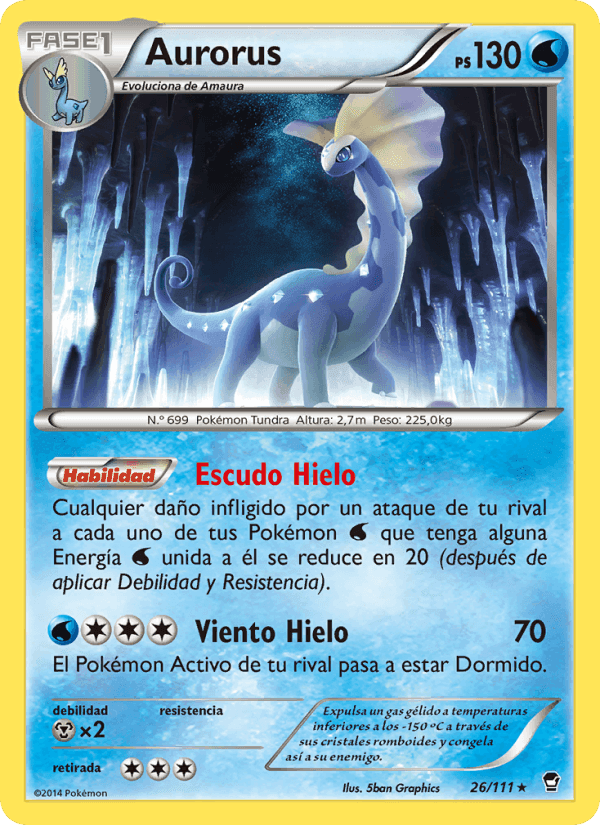 Puños Furiosos の 26 番、Aurorus