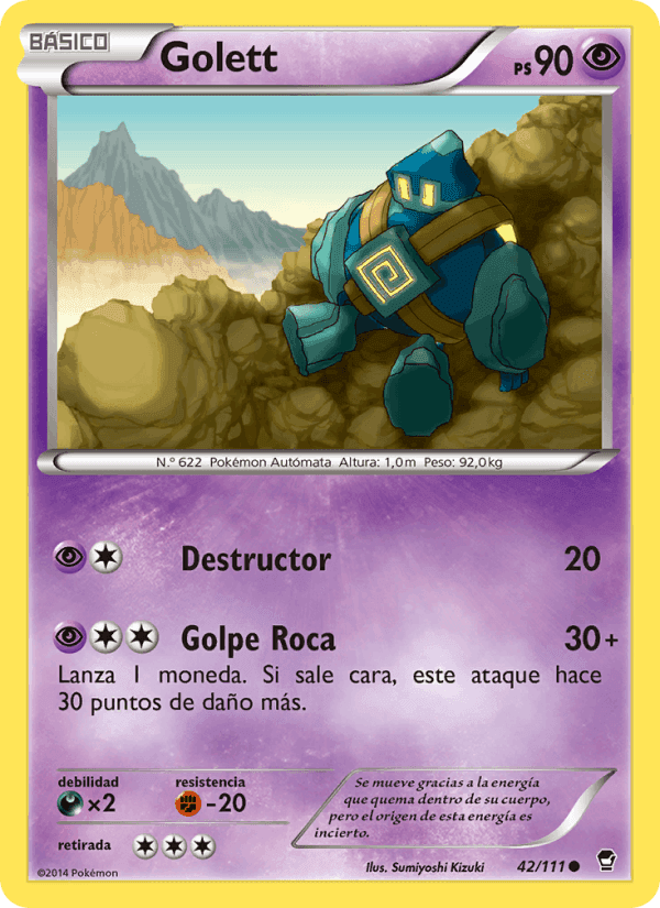 Golett, carta 42 de Puños Furiosos