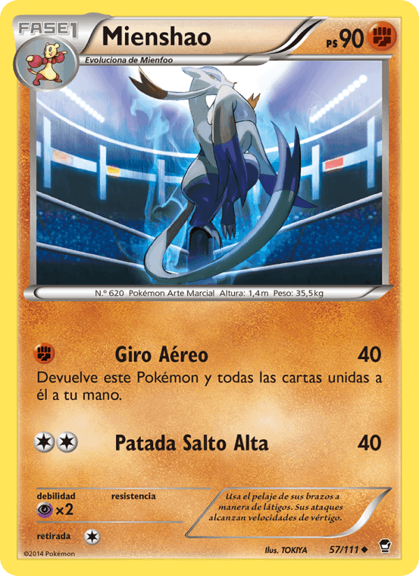 Mienshao, carta 57 de Puños Furiosos