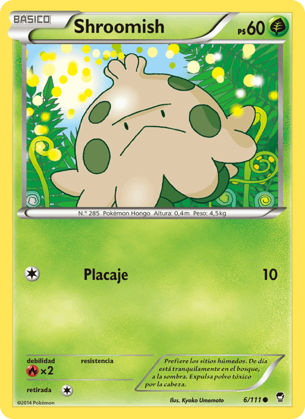 Shroomish, carta 6 de Puños Furiosos