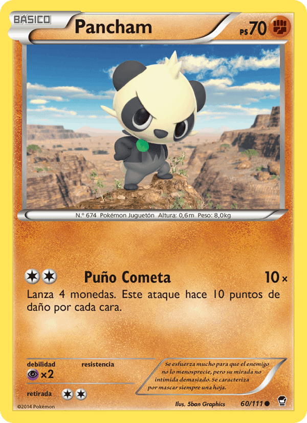 Pancham, card 60 from Puños Furiosos