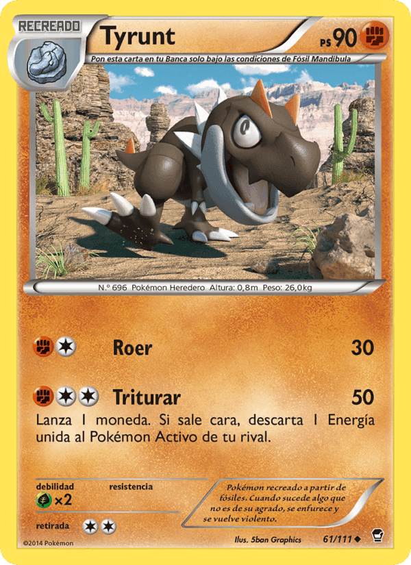 Tyrunt, carta 61 de Puños Furiosos