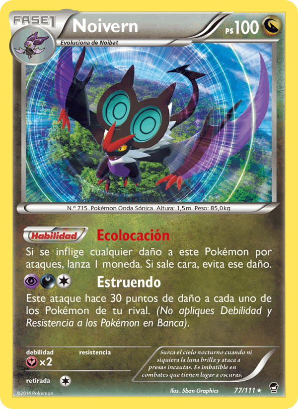 Noivern, carta 77 de Puños Furiosos