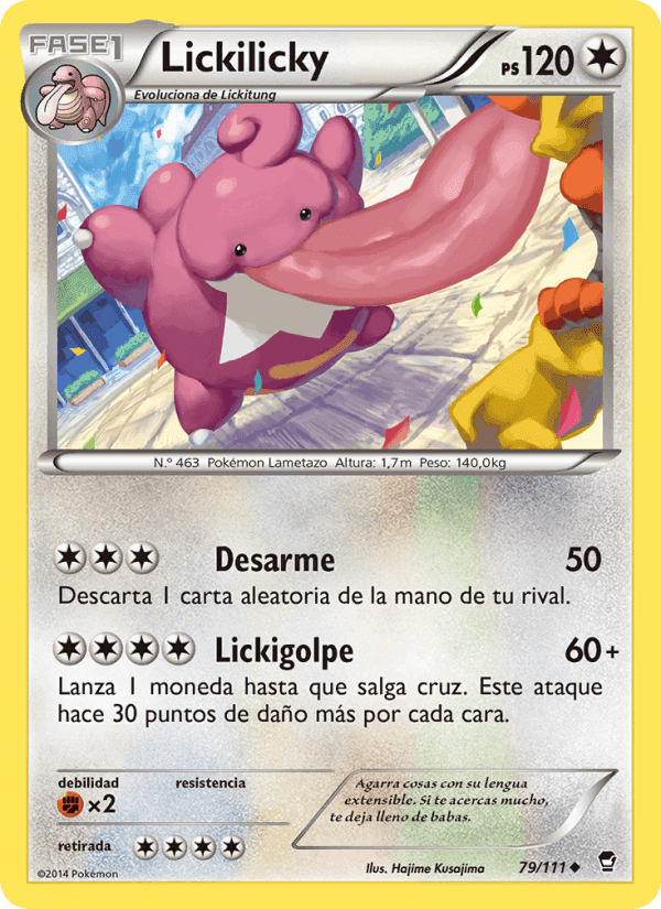 Lickilicky, carta 79 de Puños Furiosos