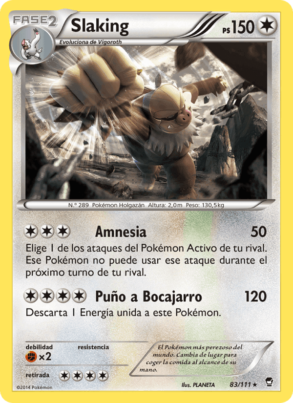 Slaking, carta 83 de Puños Furiosos