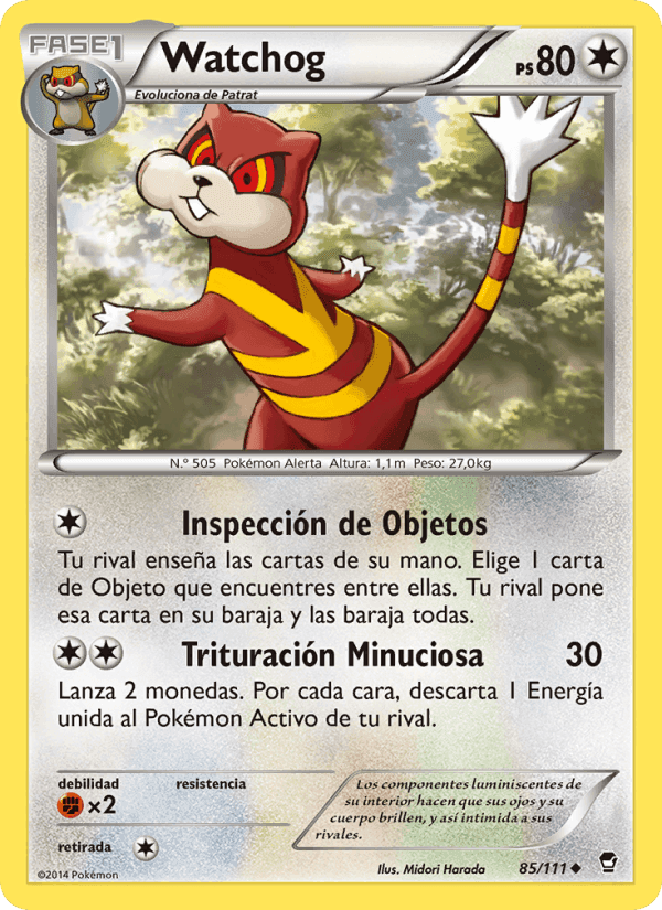 Watchog, carta 85 de Puños Furiosos