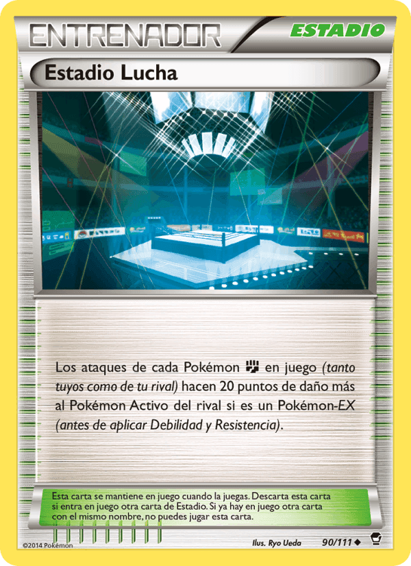 Estadio Lucha, card 90 from Puños Furiosos