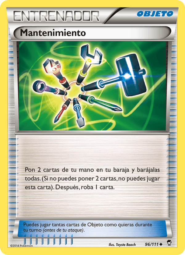 Mantenimiento, card 96 from Puños Furiosos