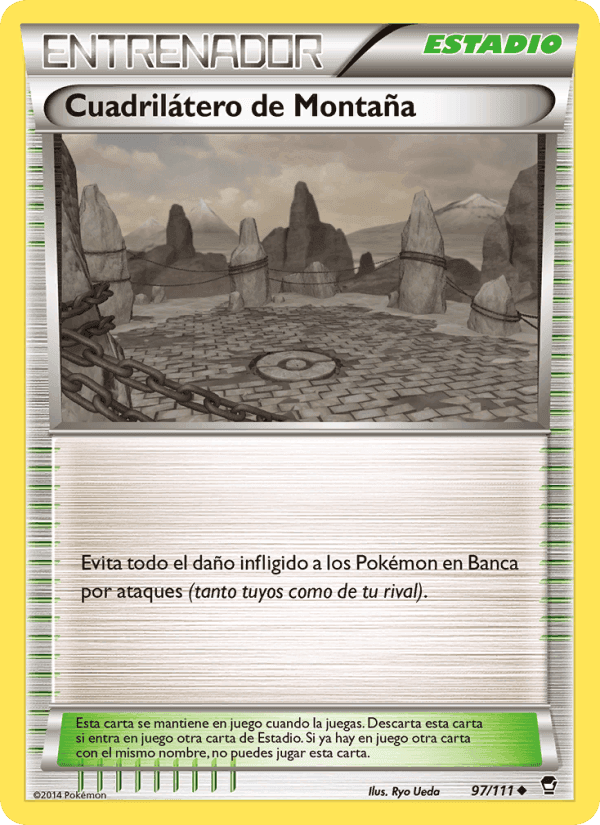 Cuadrilátero de Montaña, carta 97 de Puños Furiosos