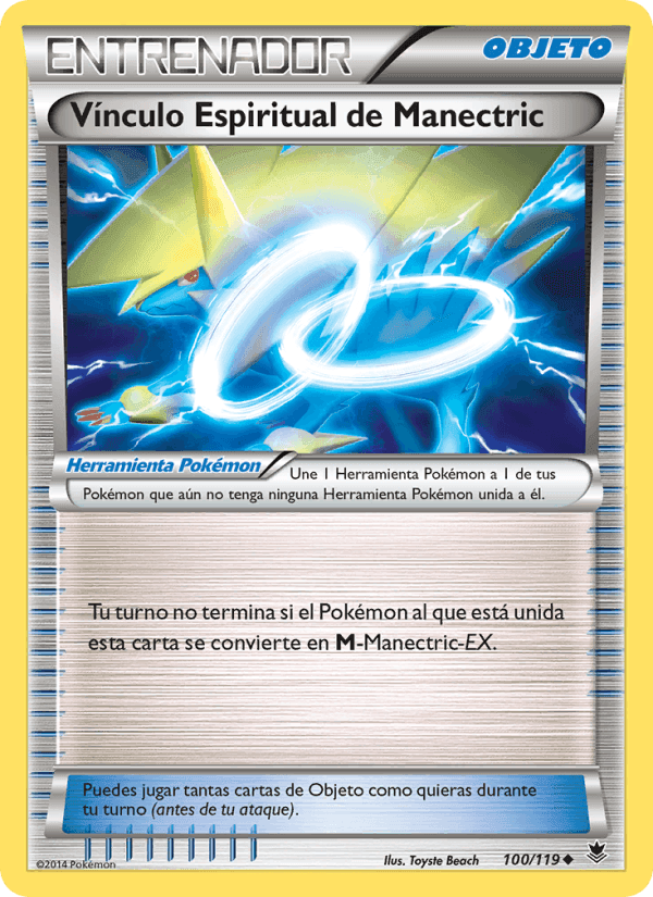 Vínculo Espiritual de Manectric, card 100 from Fuerzas Fantasmales