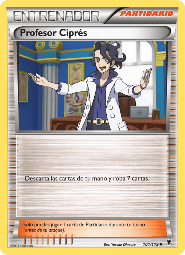 Profesor Ciprés, carta 101 di Fuerzas Fantasmales