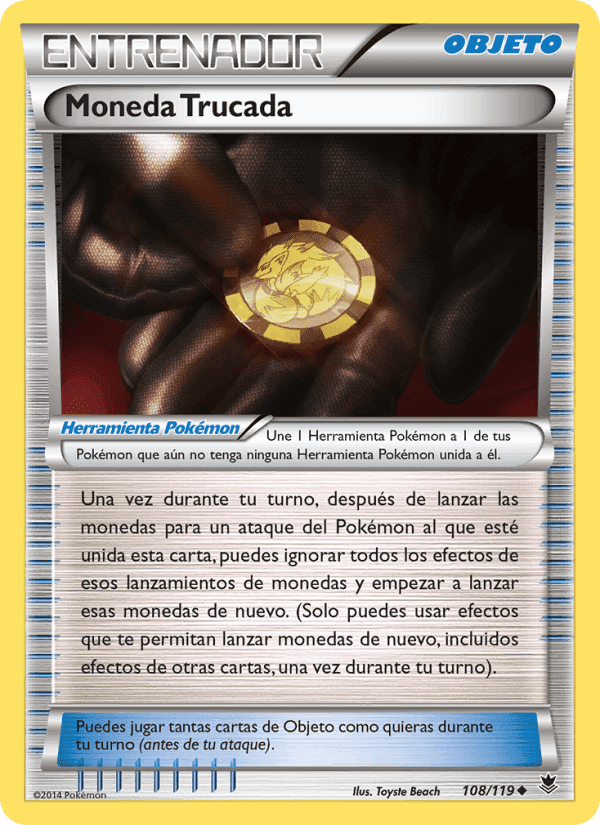 Moneda Trucada, card 108 from Fuerzas Fantasmales