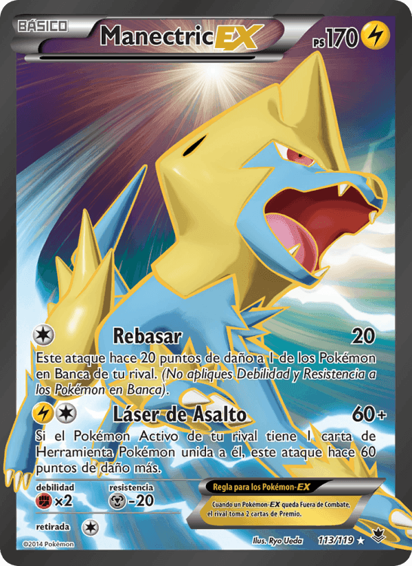 Manectric EX, carta 113 de Fuerzas Fantasmales