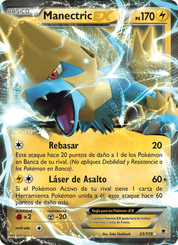 Manectric EX, carta 23 de Fuerzas Fantasmales