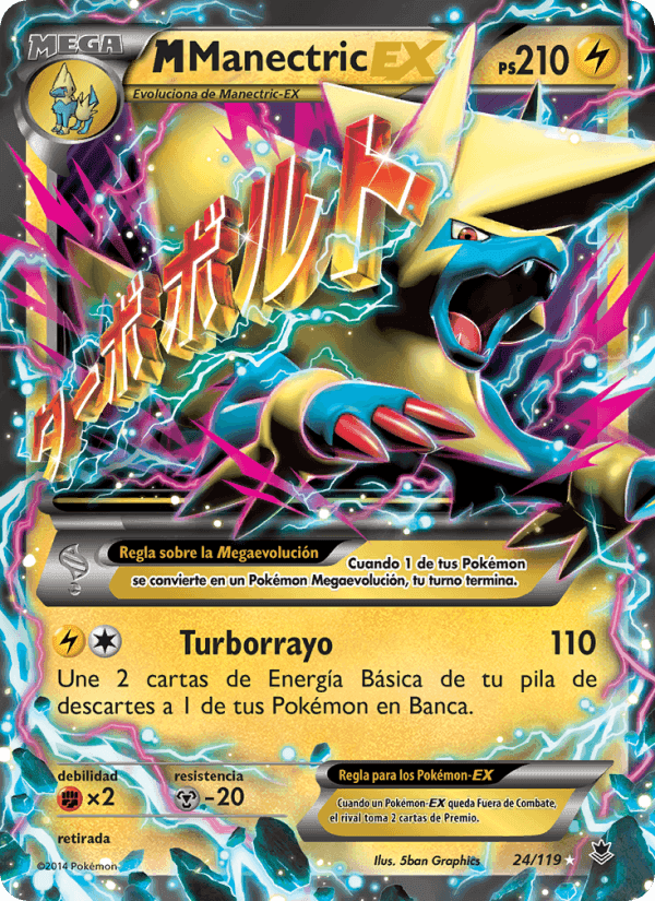 M-Manectric EX, carta 24 de Fuerzas Fantasmales