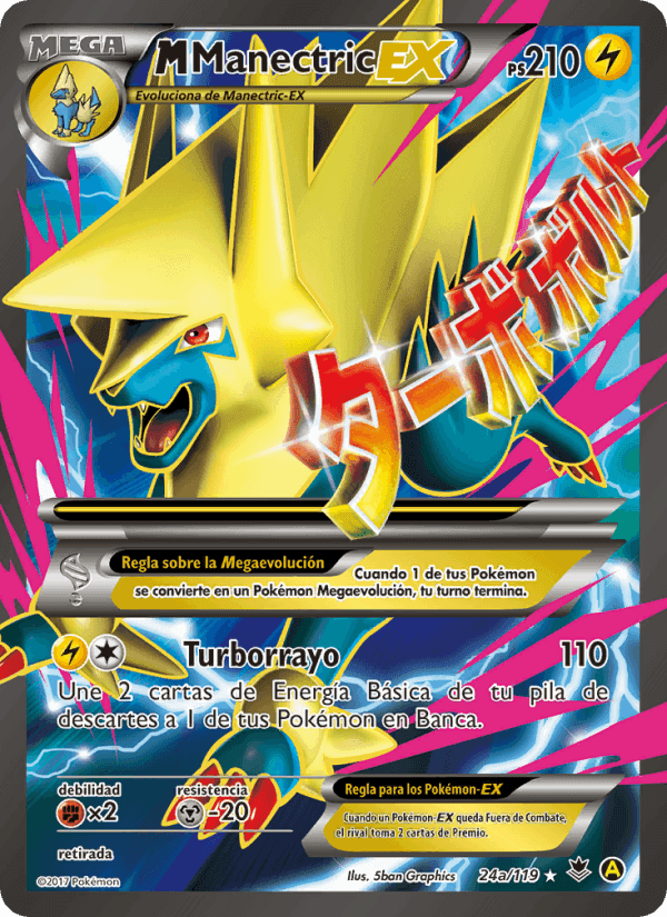 M-Manectric EX, carta 24a de Fuerzas Fantasmales