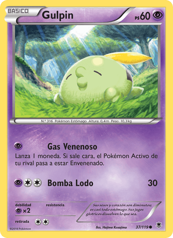 Gulpin, carta 37 de Fuerzas Fantasmales