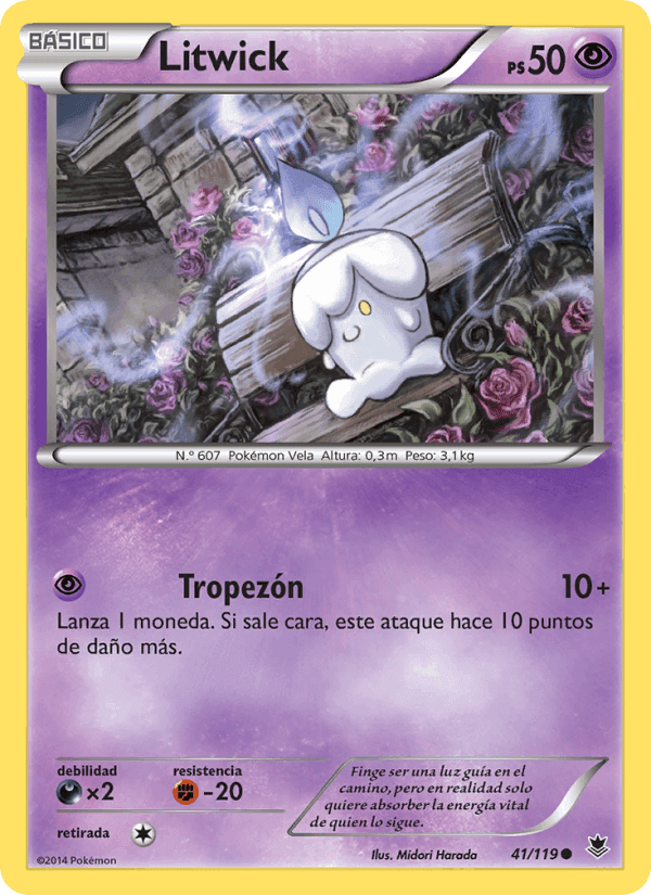 Litwick, carta 41 de Fuerzas Fantasmales