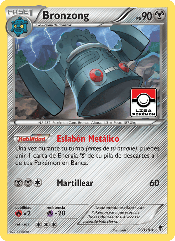 Bronzong, carta 61 di Fuerzas Fantasmales